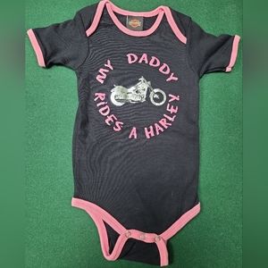 Harley Davidson onesie EUC.